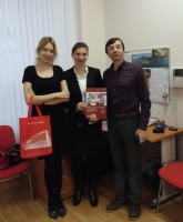 Meeting with the representative of Management Development Institute of Singapore, Mrs Olesya Glukhova